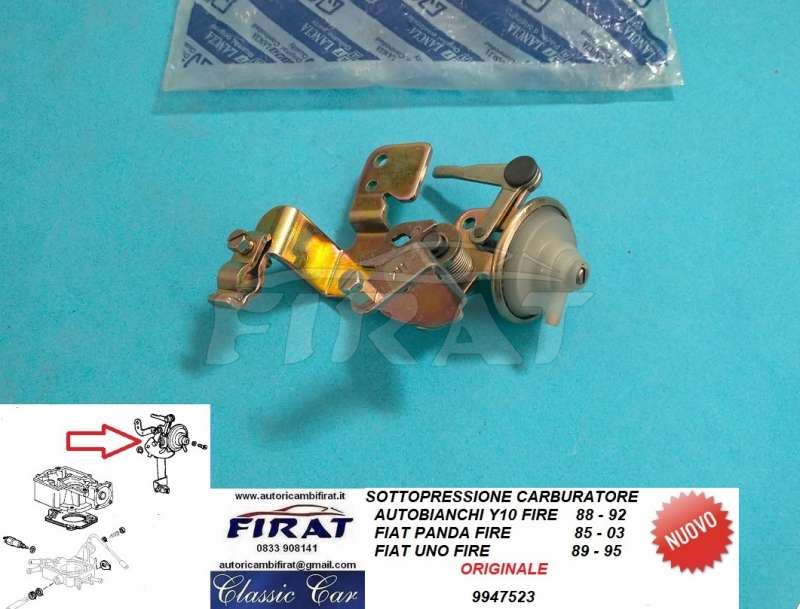 SOTTOPRESSIONE CARBURATORE FIAT PANDA-UNO-Y10 FIRE (9947523)